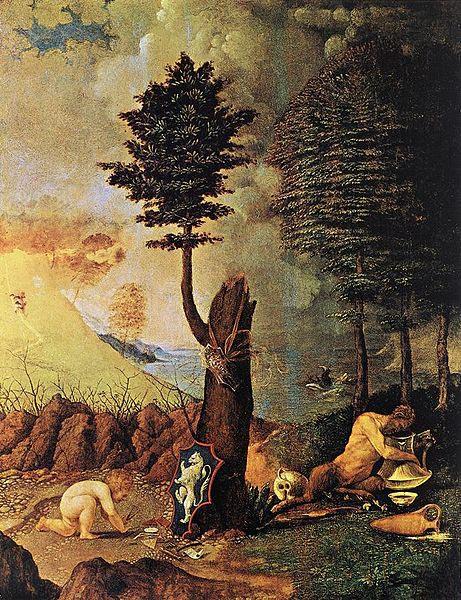 Lorenzo Lotto Allegory oil painting image